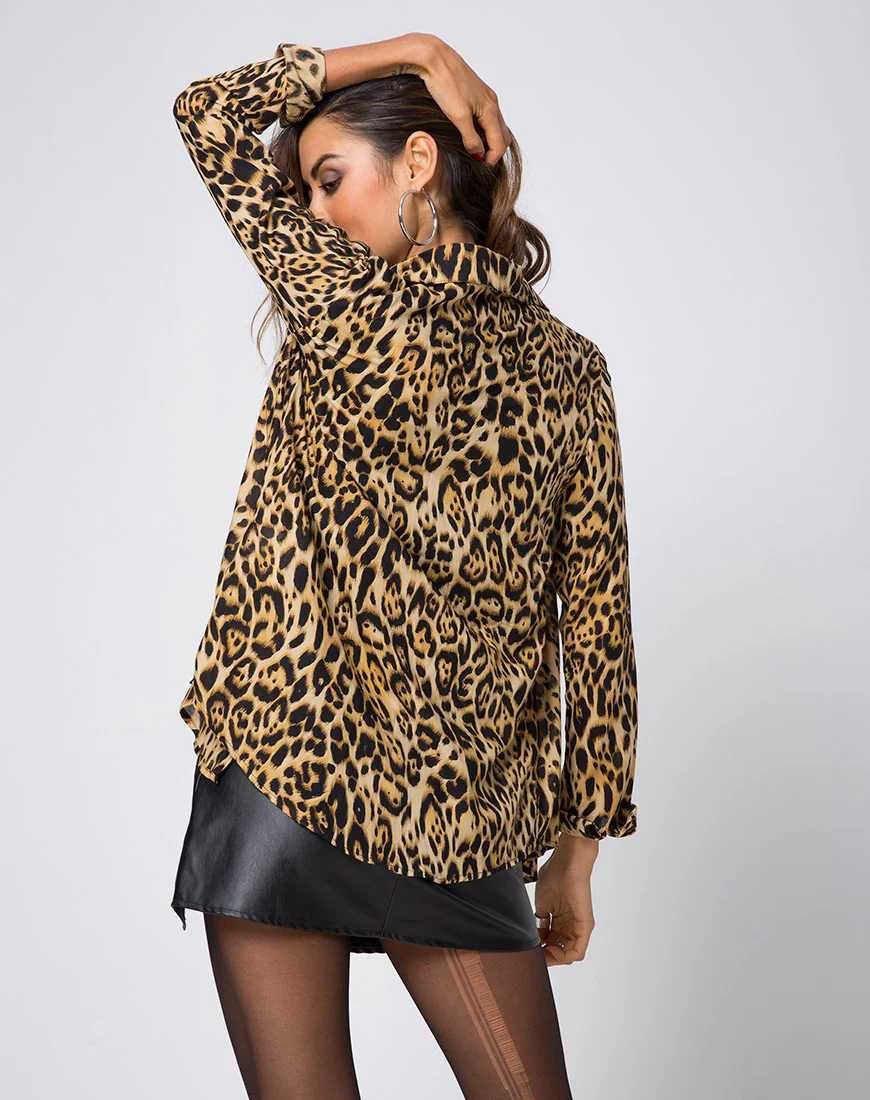 Disam Shirt in Leopard - Awmao