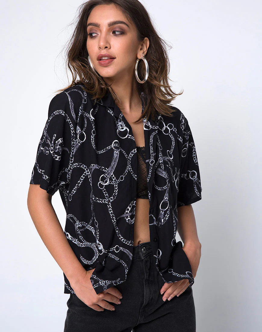 Hawaiian Shirt in Chain - Awmao