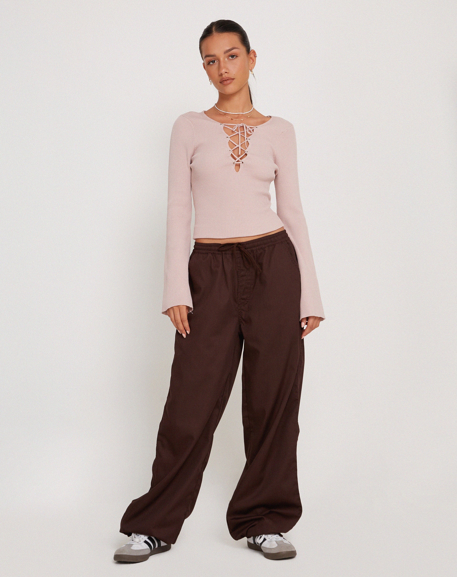 Arleth Trouser in Brown - Awmao