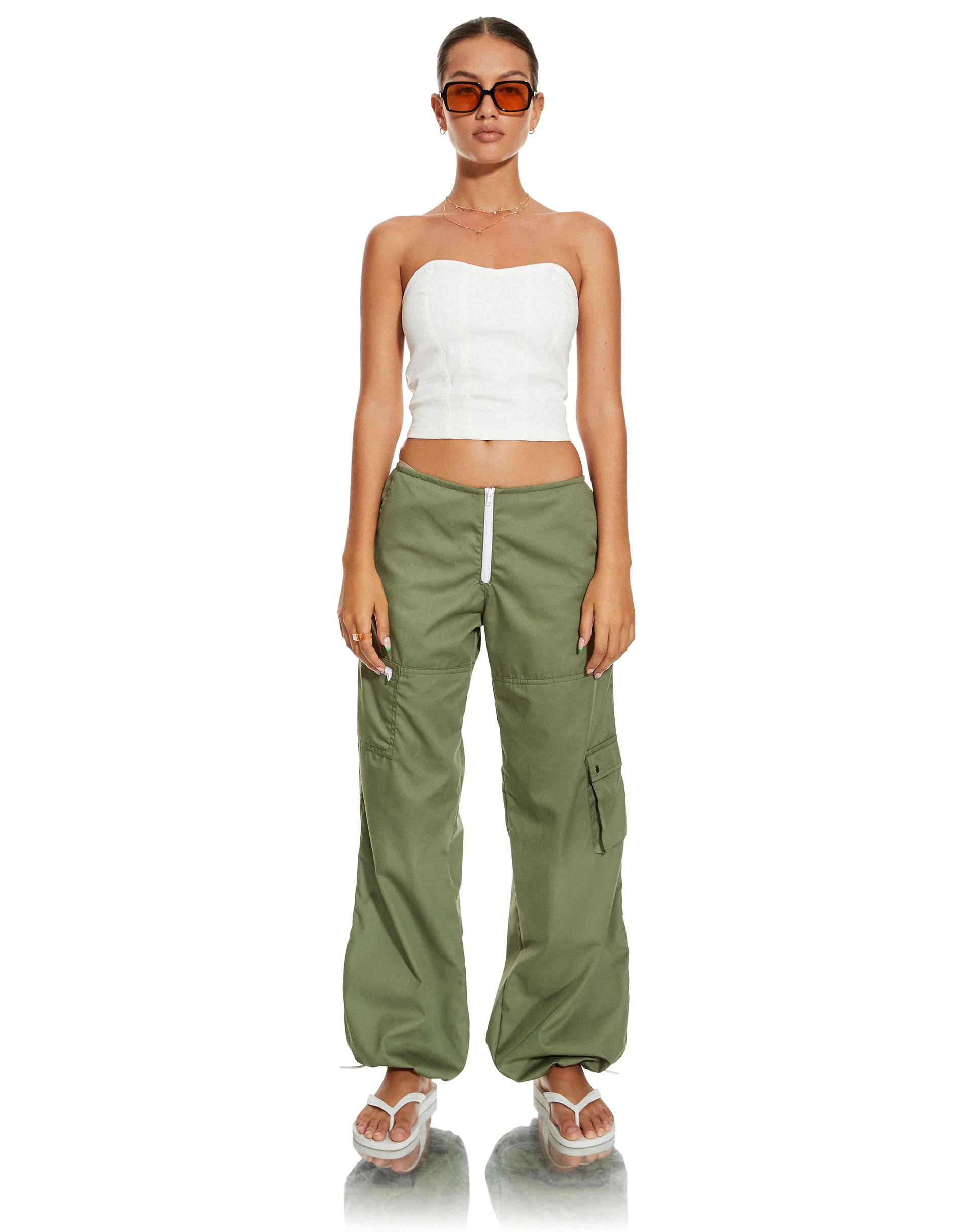 MOTEL X BARBARA Steia Corset Top in White - Awmao