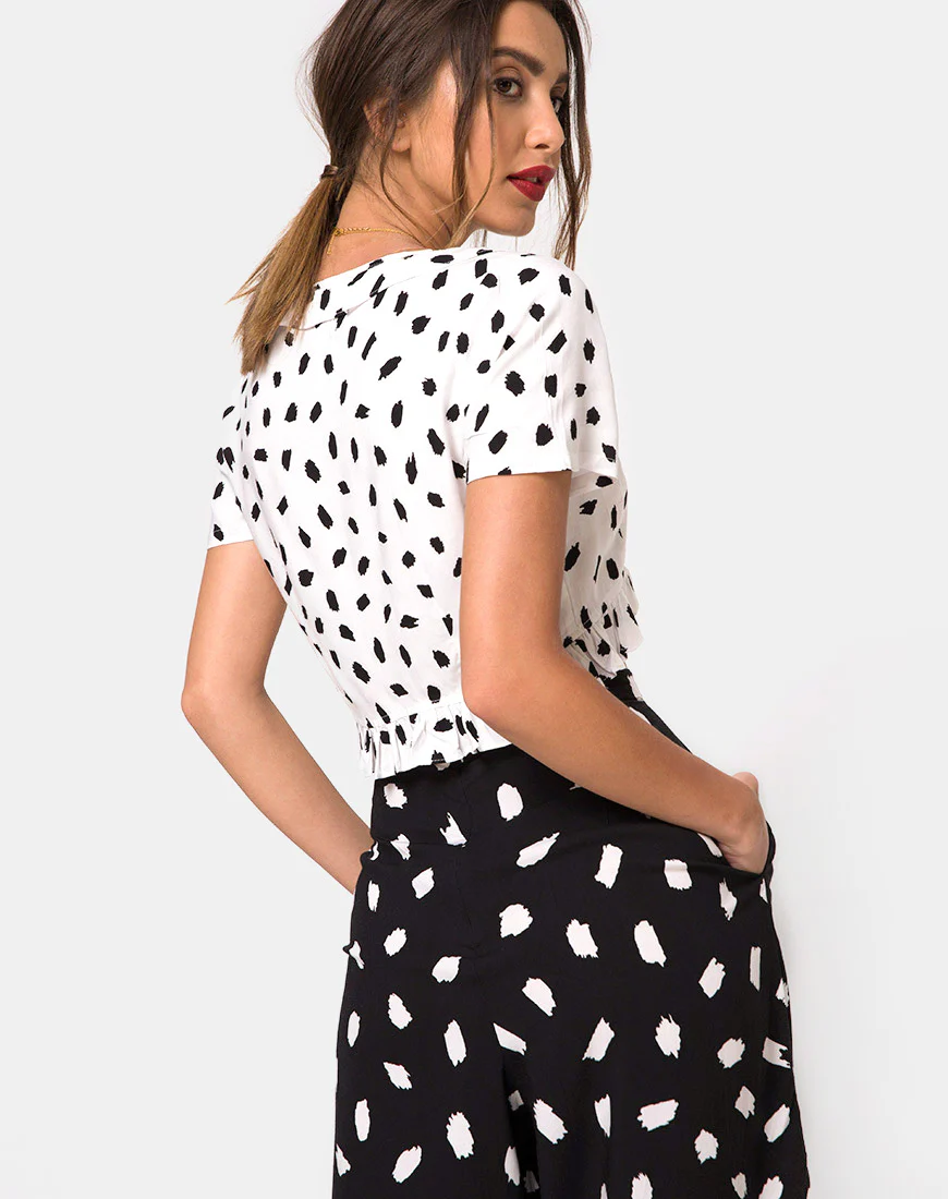 Eber Cullote in Diana Dot Black - Awmao
