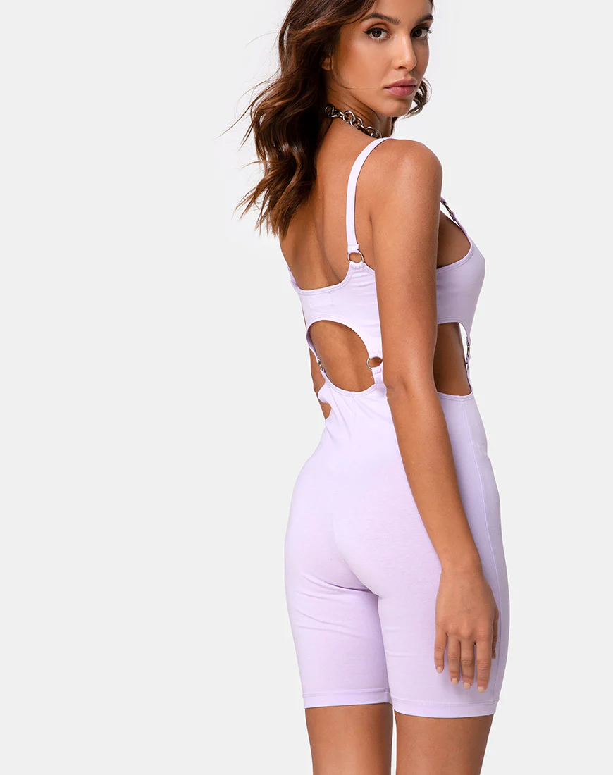 Jaso Unitard in Lilac - Awmao