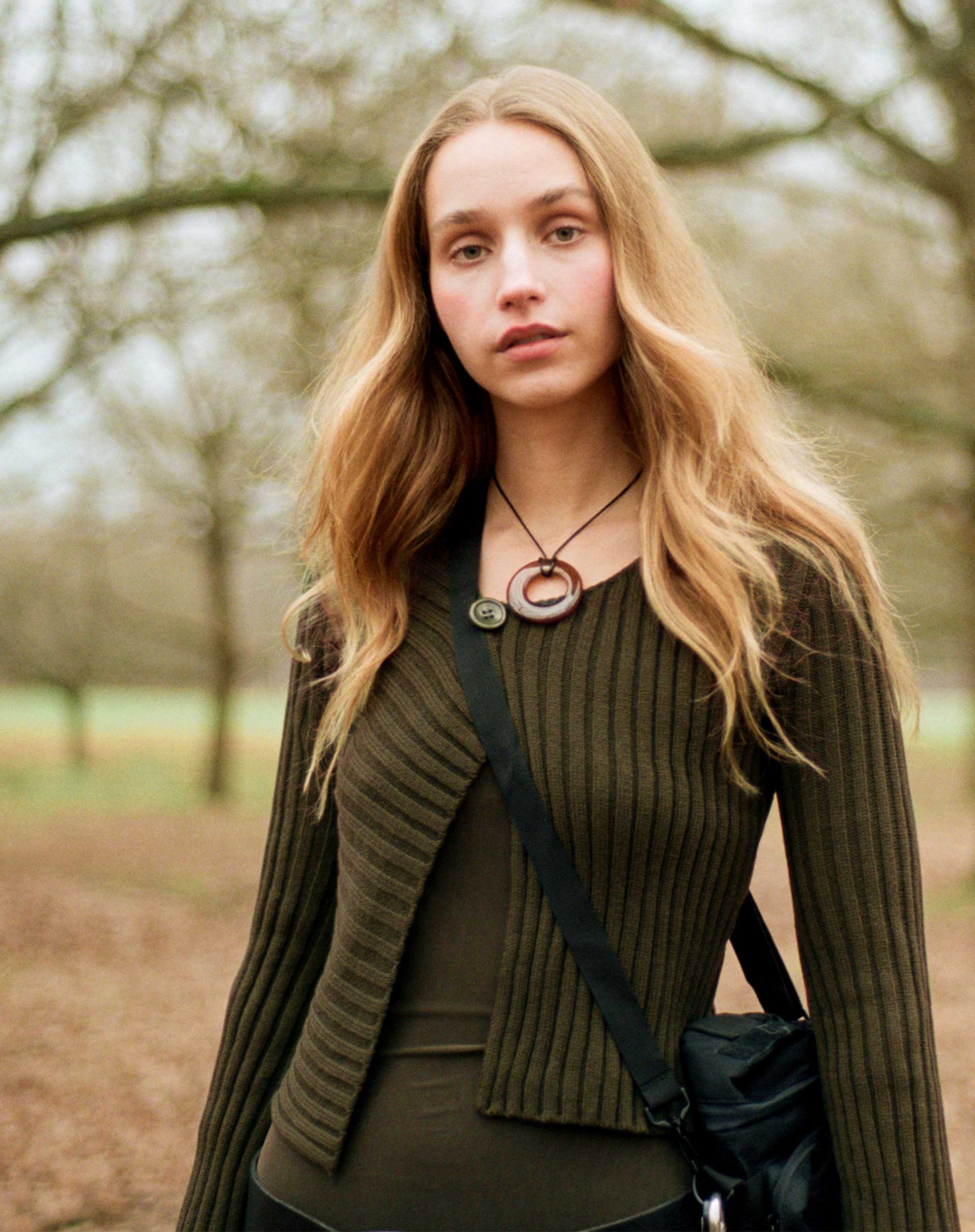 Penelope Cardi in Deep Olive - Awmao
