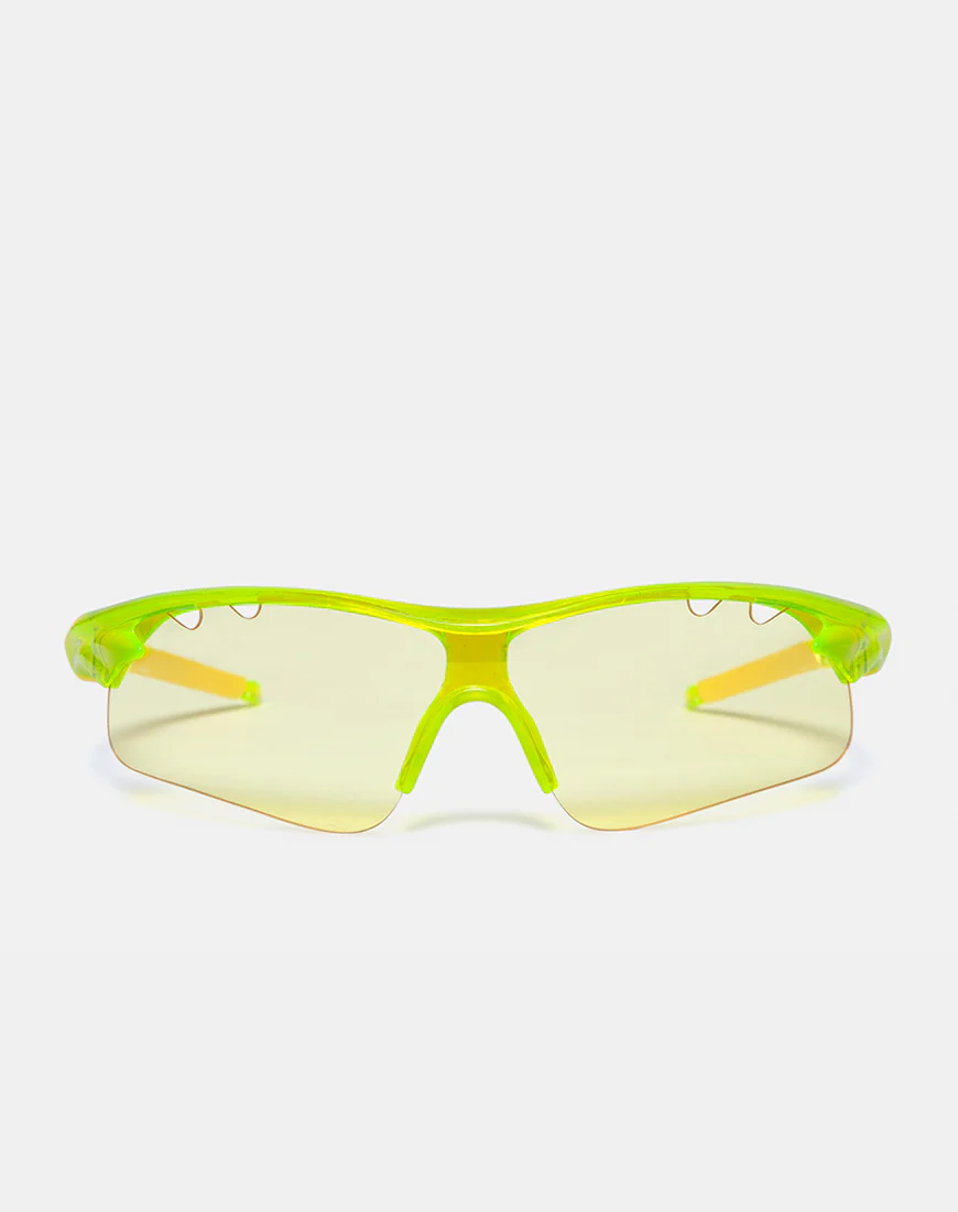 Rave Sunglasses in Yellow - Awmao
