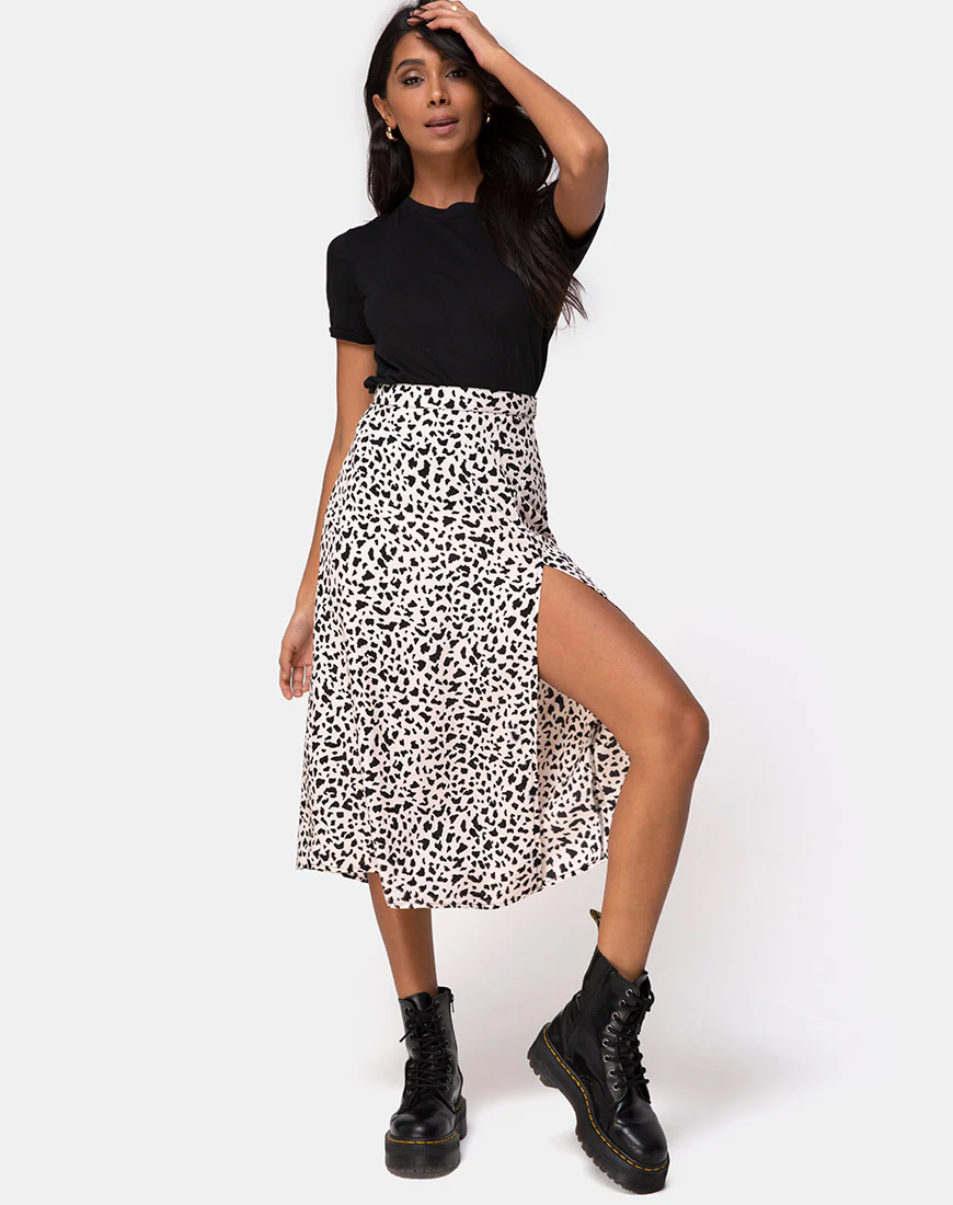 Saika Midi Skirt in Wild Thing - Awmao