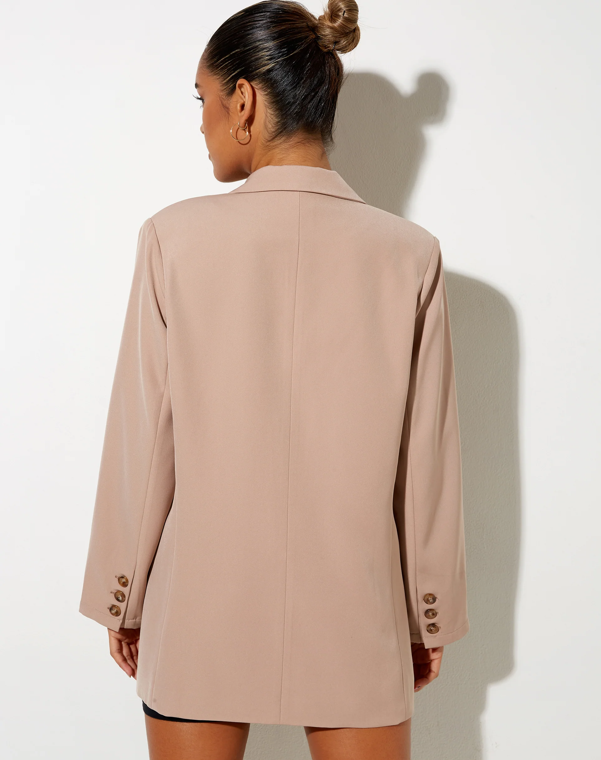 Meva Blazer Dress in Dusty Lilac - Awmao