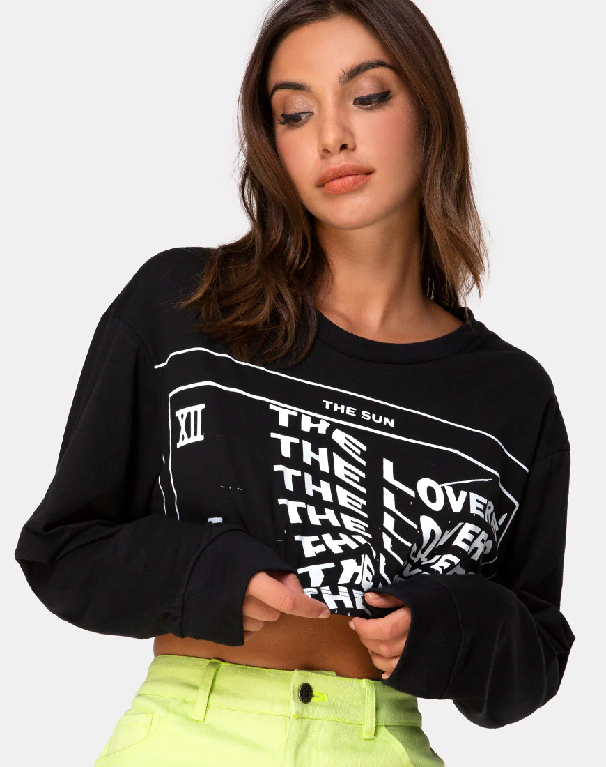 Gocea Crop Top in The Sun, Lovers and Soul - Awmao