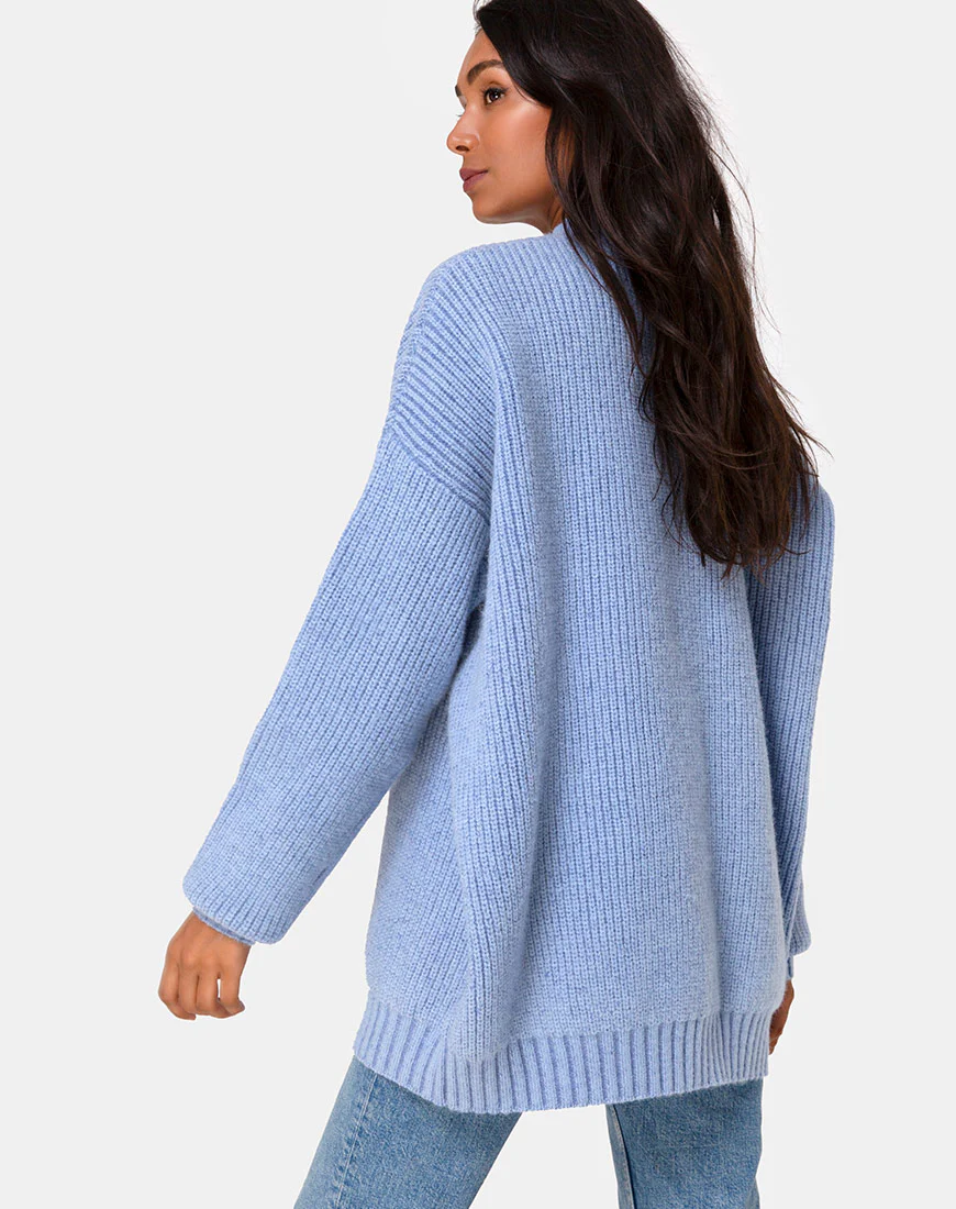 Mody Jumper in Blue Rib - Awmao