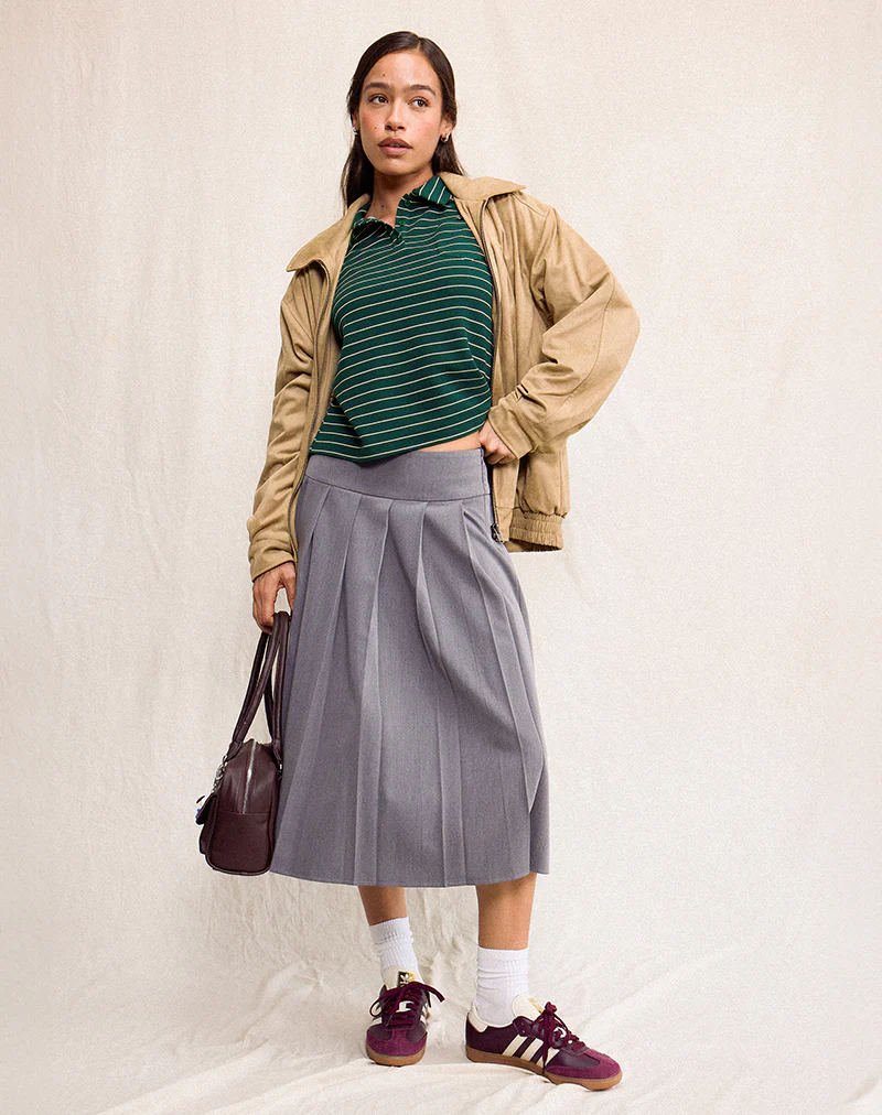 Bupolo Shirt in Bottle Green - Awmao