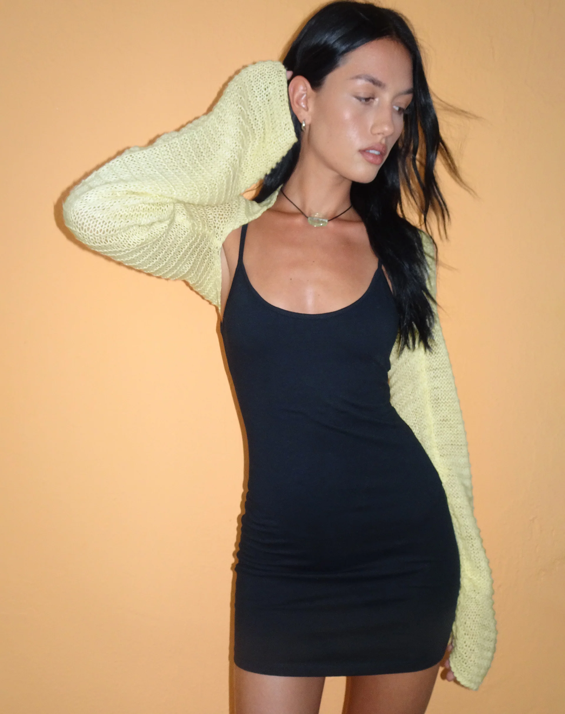 Nobila Shrug Top in Lemon - Awmao