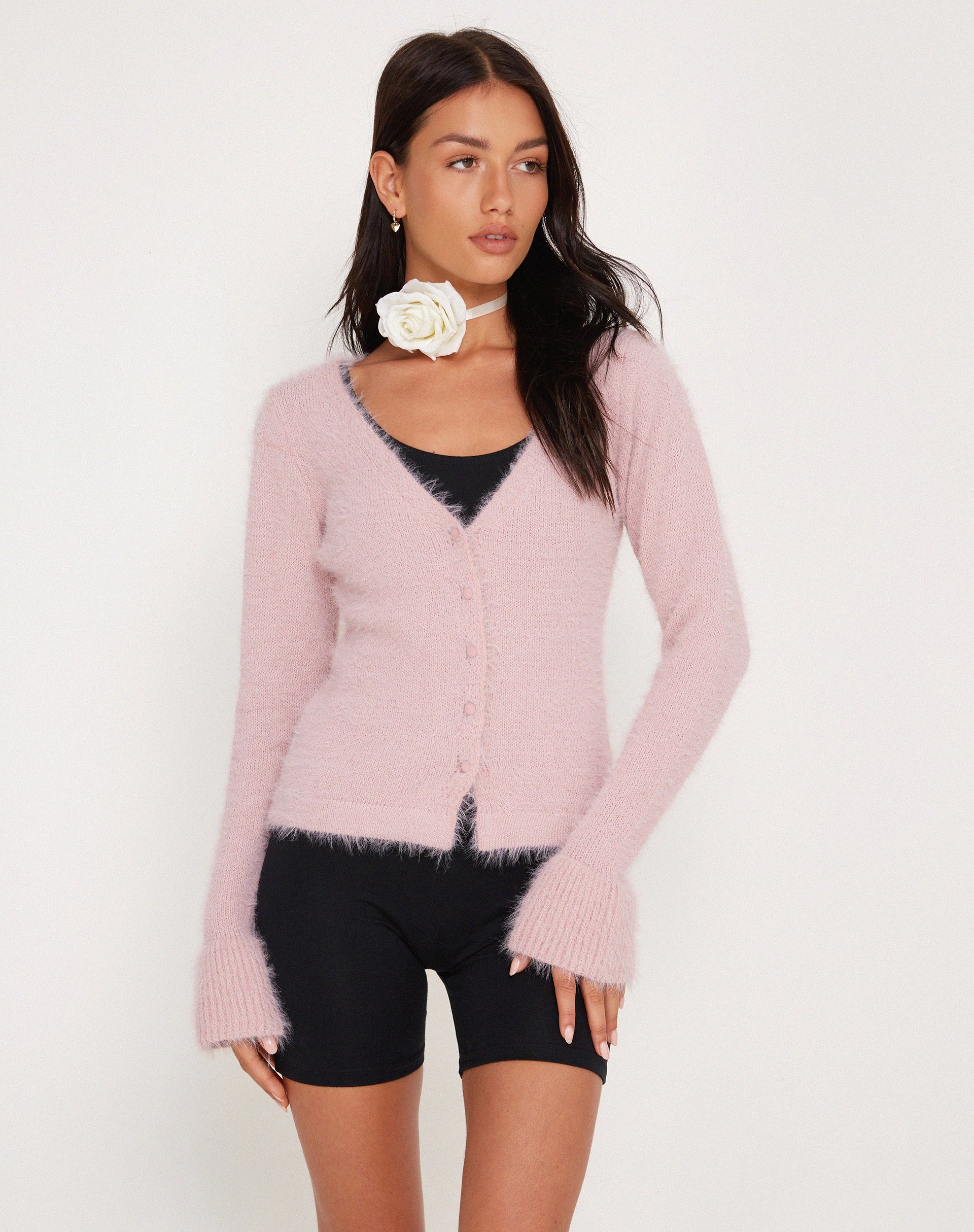 Kazka Cardigan in Orchid - Awmao