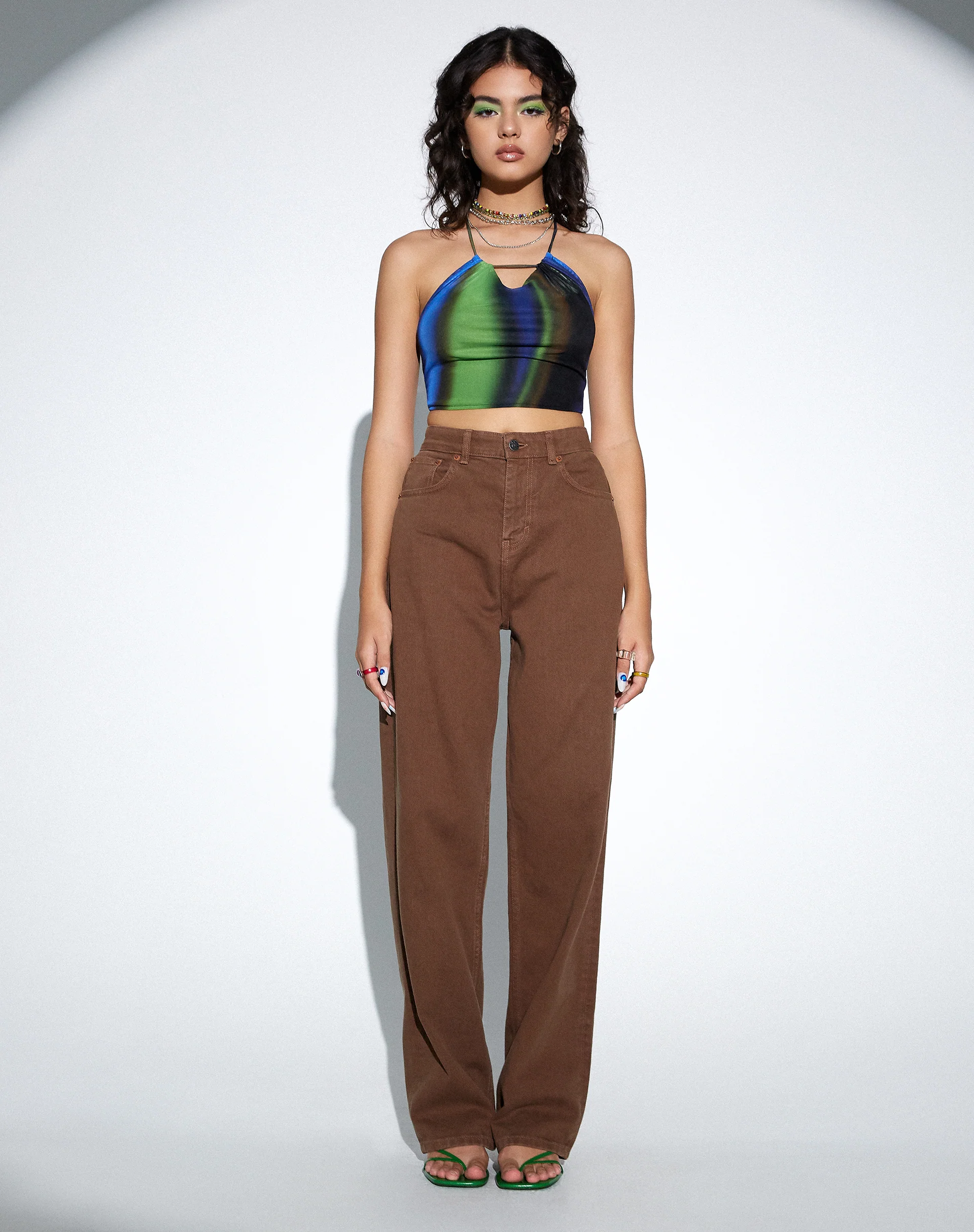 Parallel Jeans in Rich Brown - Awmao