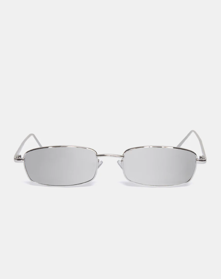 Kaia Sunglasses in Silver - Awmao