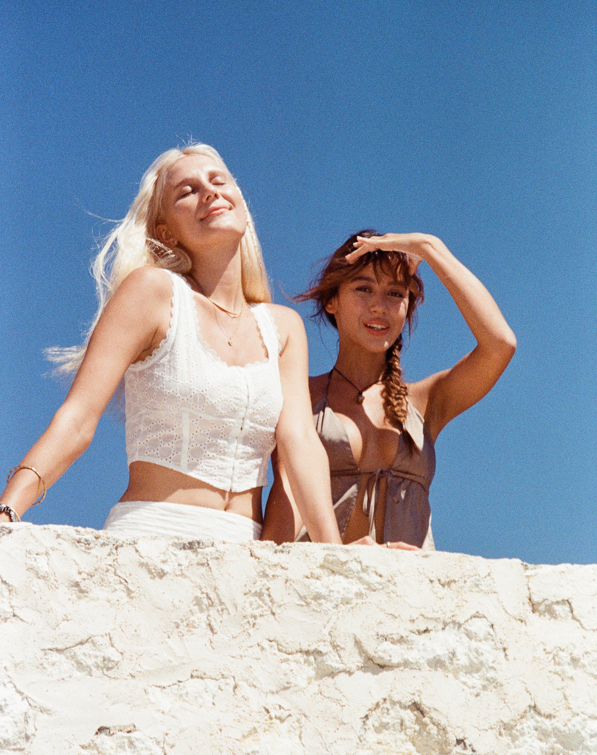 Elcika Corset Top in White - Awmao