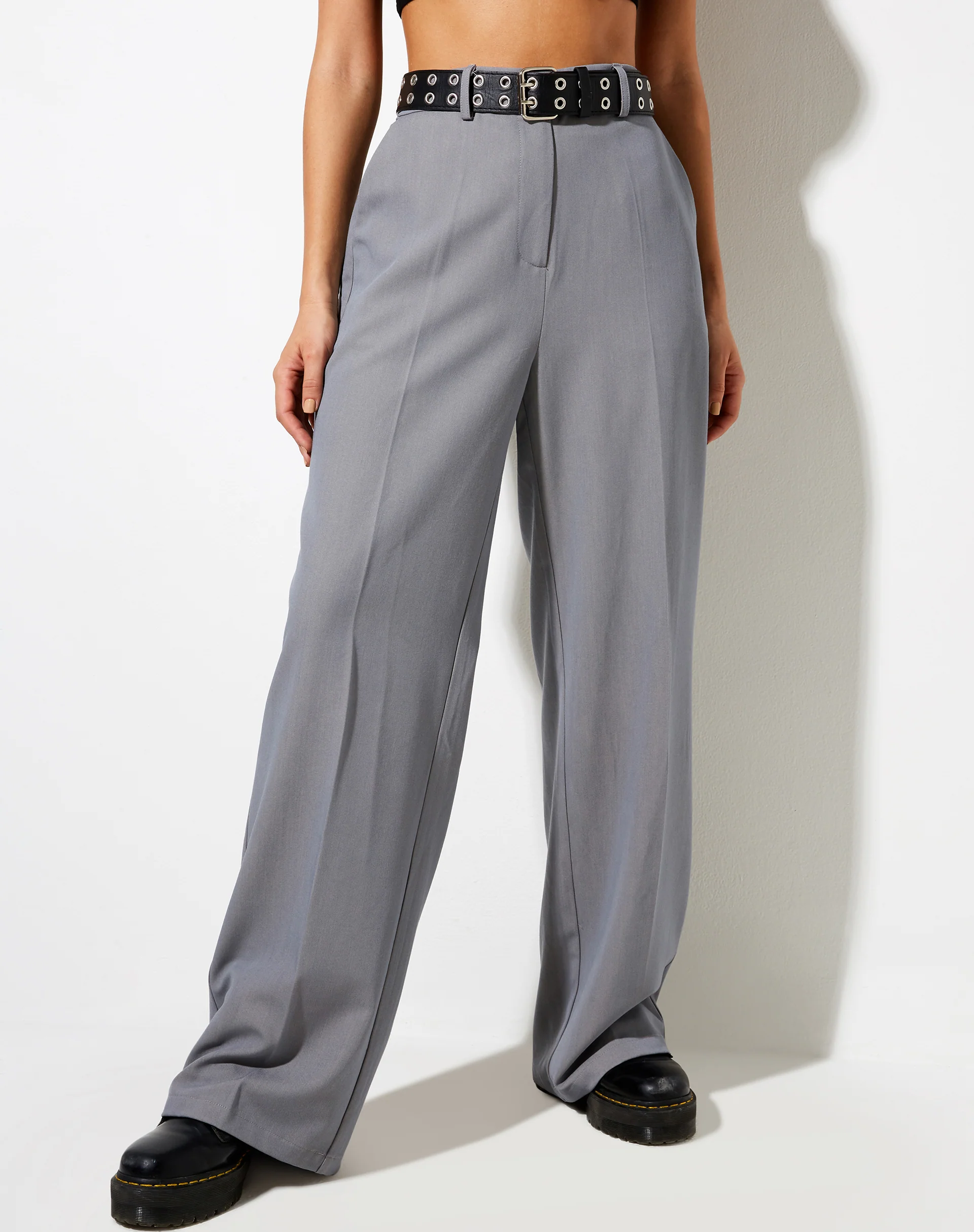 Abba Trouser in Grey - Awmao