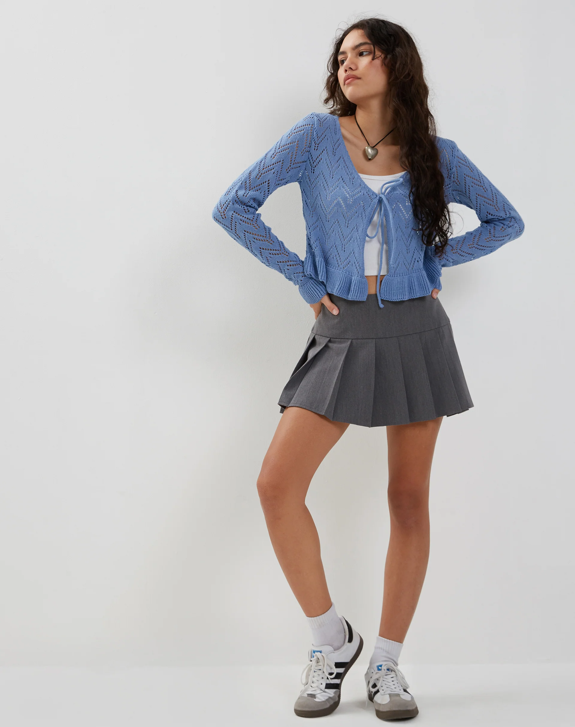 Vella Cardi in Ice Blue - Awmao