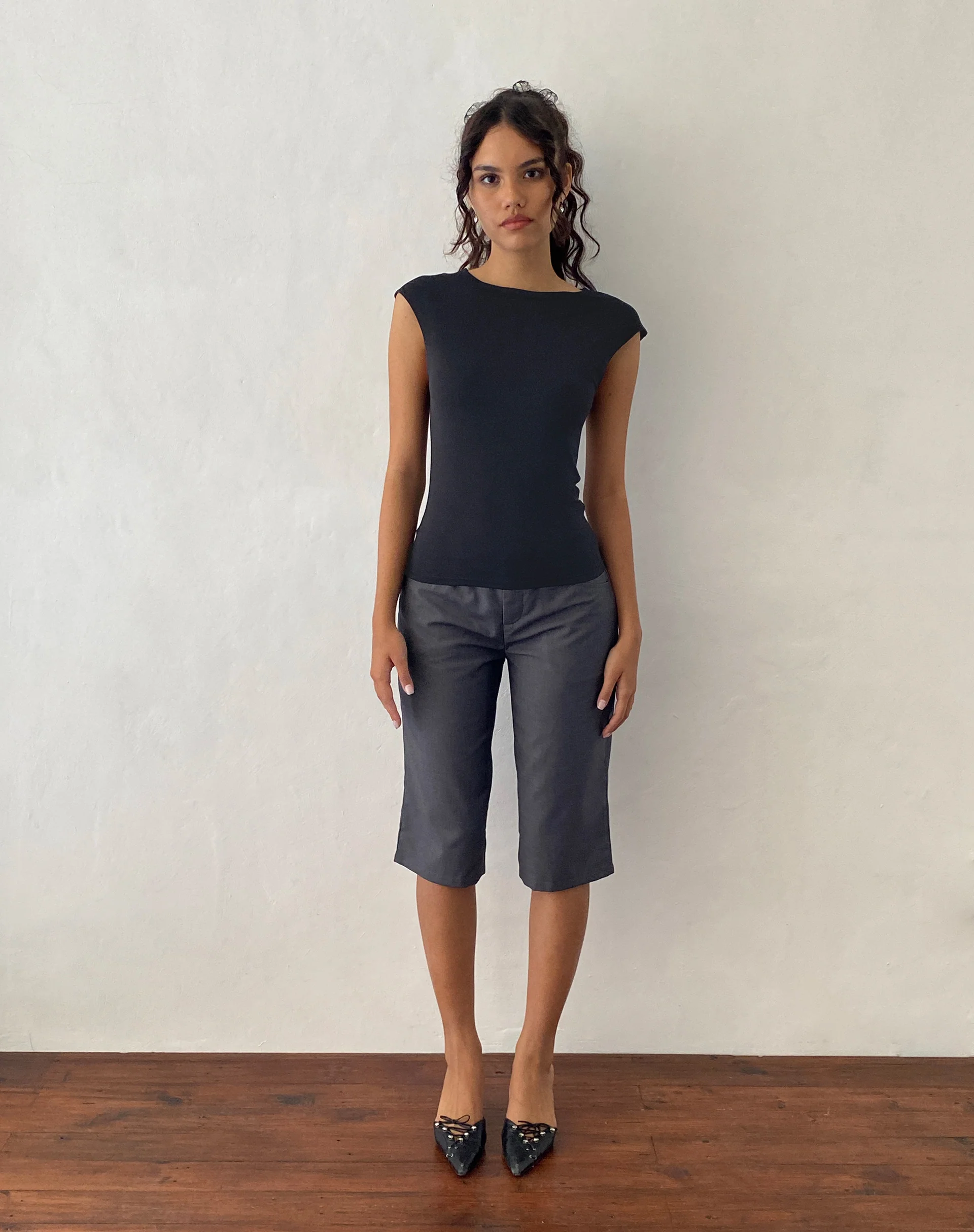 Nova Top in Slinky Black - Awmao