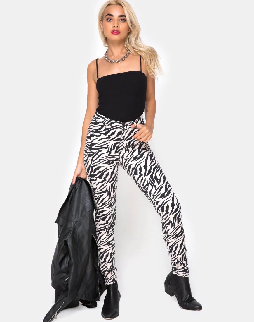 Ultimate Jeans in 90's Zebra - Awmao