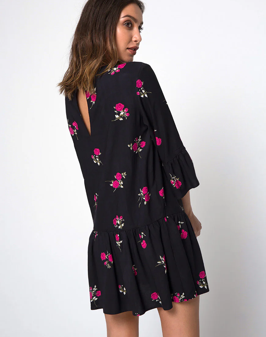 Kamryn Dress in Grunge Rose - Awmao
