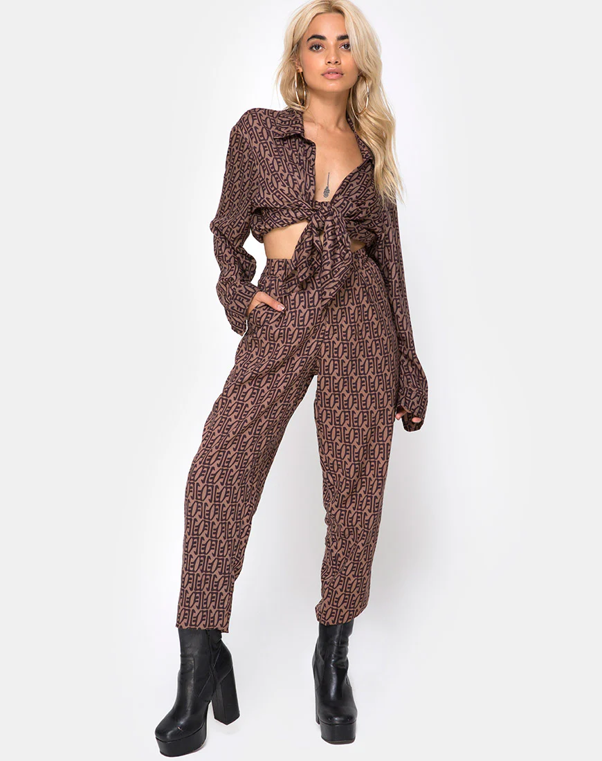 Dastan Trouser in Chinese Moon - Awmao