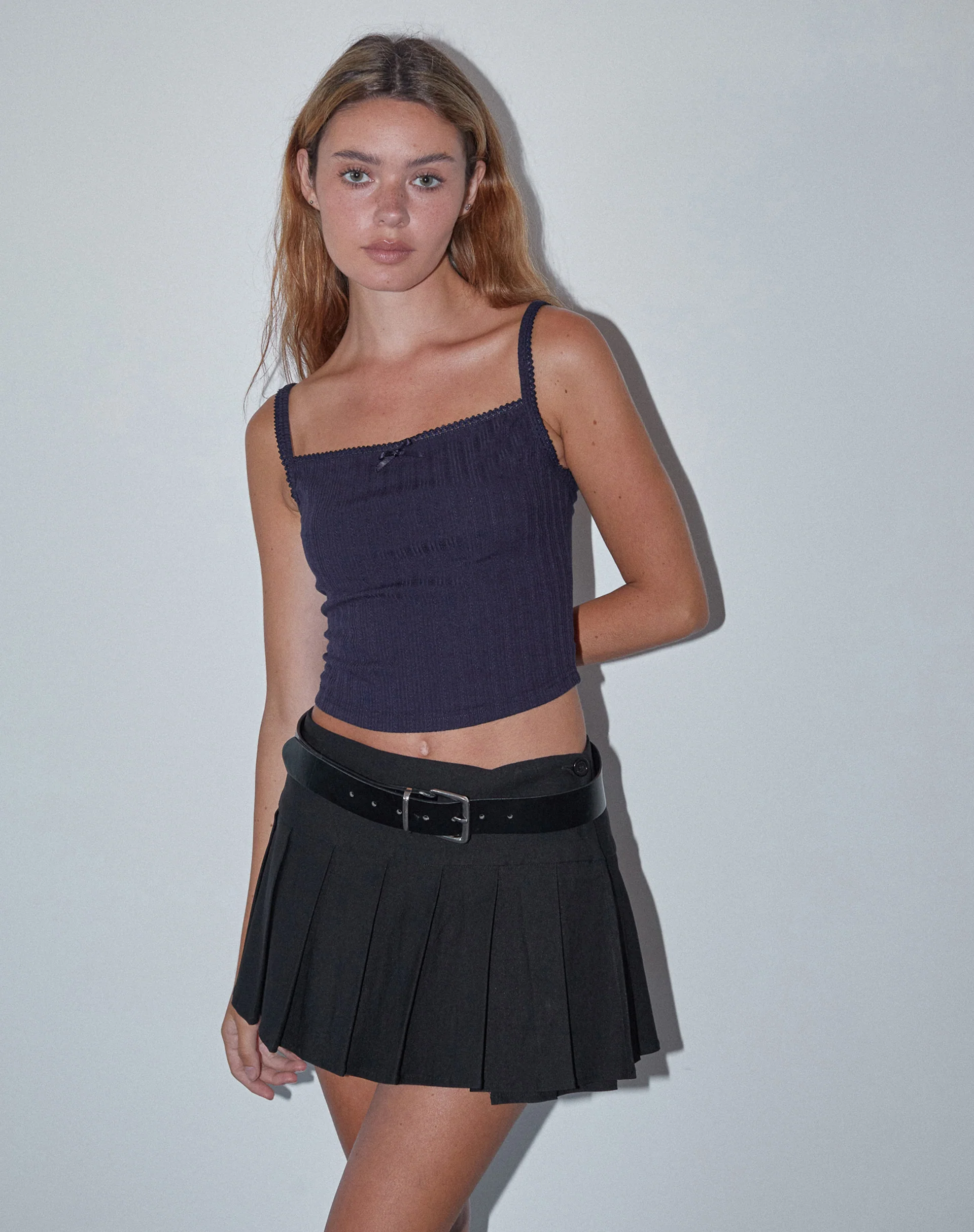 Brynn Cami Top in Ocean Storm - Awmao