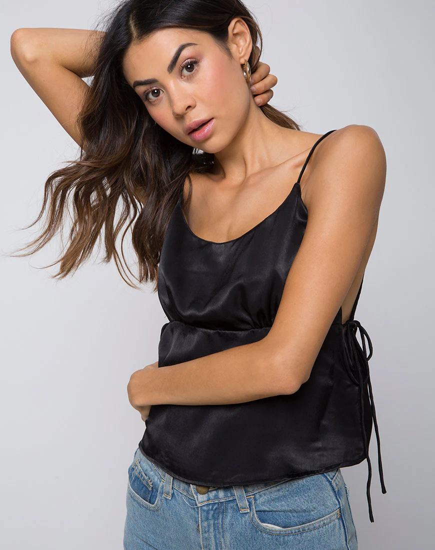 Daral Cami Top in Black - Awmao