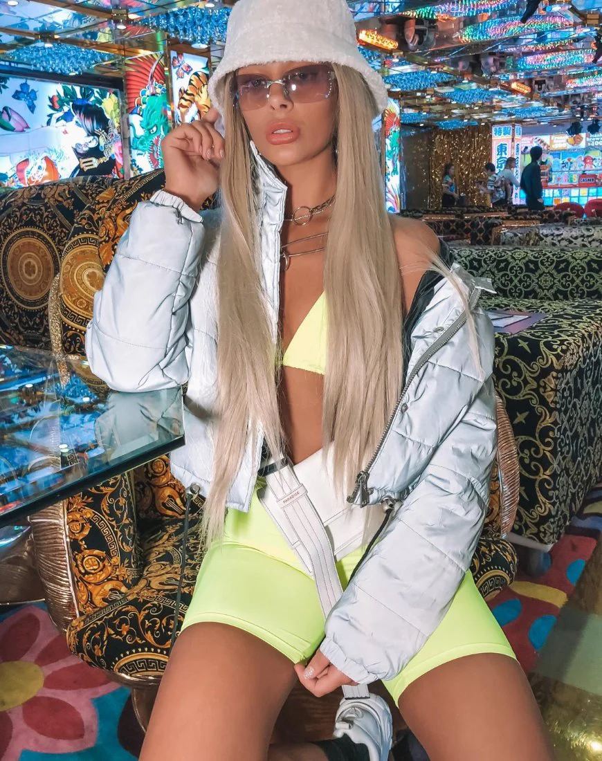 Cycle Short in Neon Yellow - Awmao