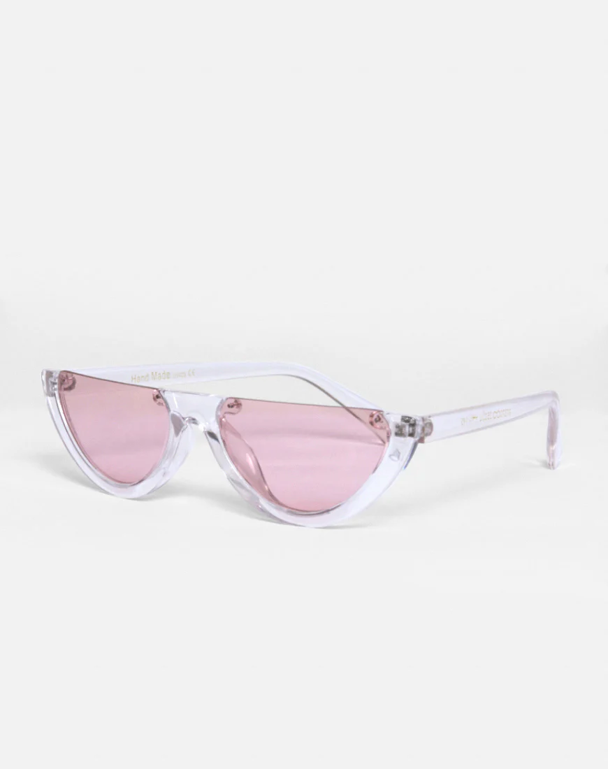 Bella Sunglasses in Clear - Awmao
