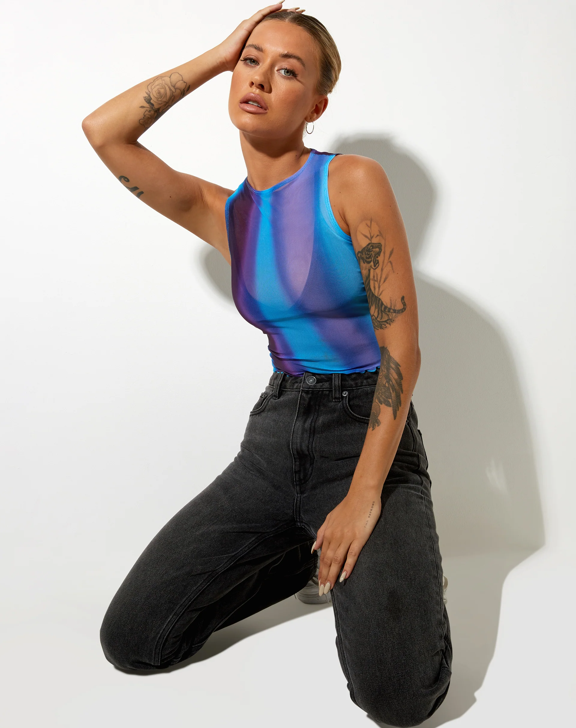 Bita Crop Top in Solarized - Awmao