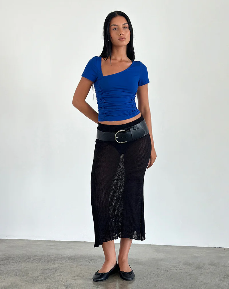 Sunbeya Asymmetric Top in Cobalt - Awmao