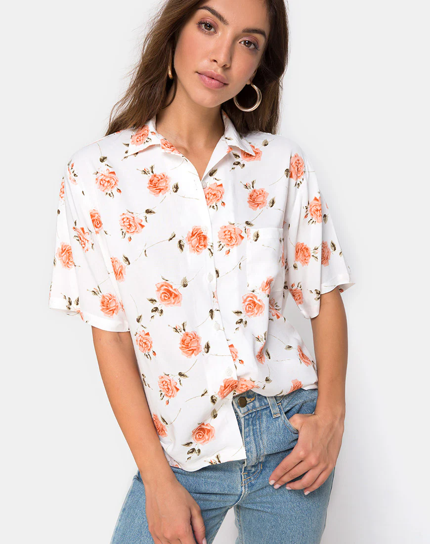 Hawaiian Shirt in New Romance - Awmao