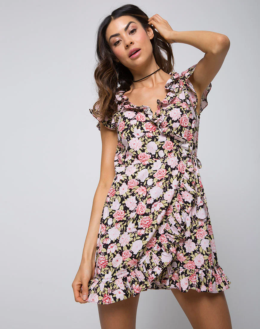 Rica Dress in Bloom Floral - Awmao