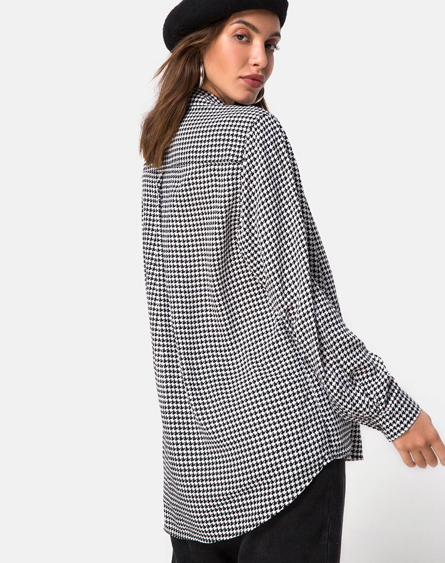 Oxford Shirt in Dogtooth - Awmao