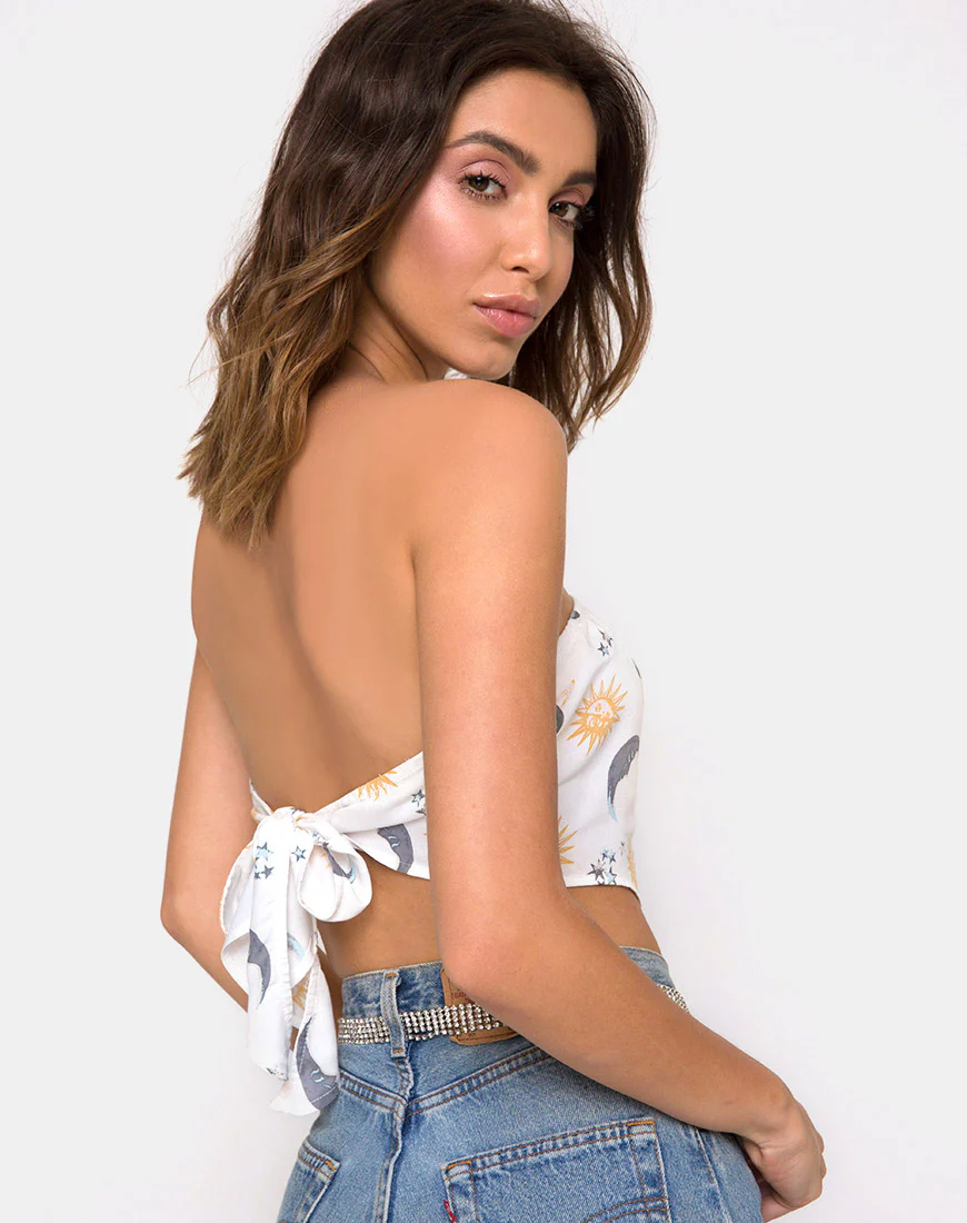 Nolda Tube Top in Solar Angel - Awmao