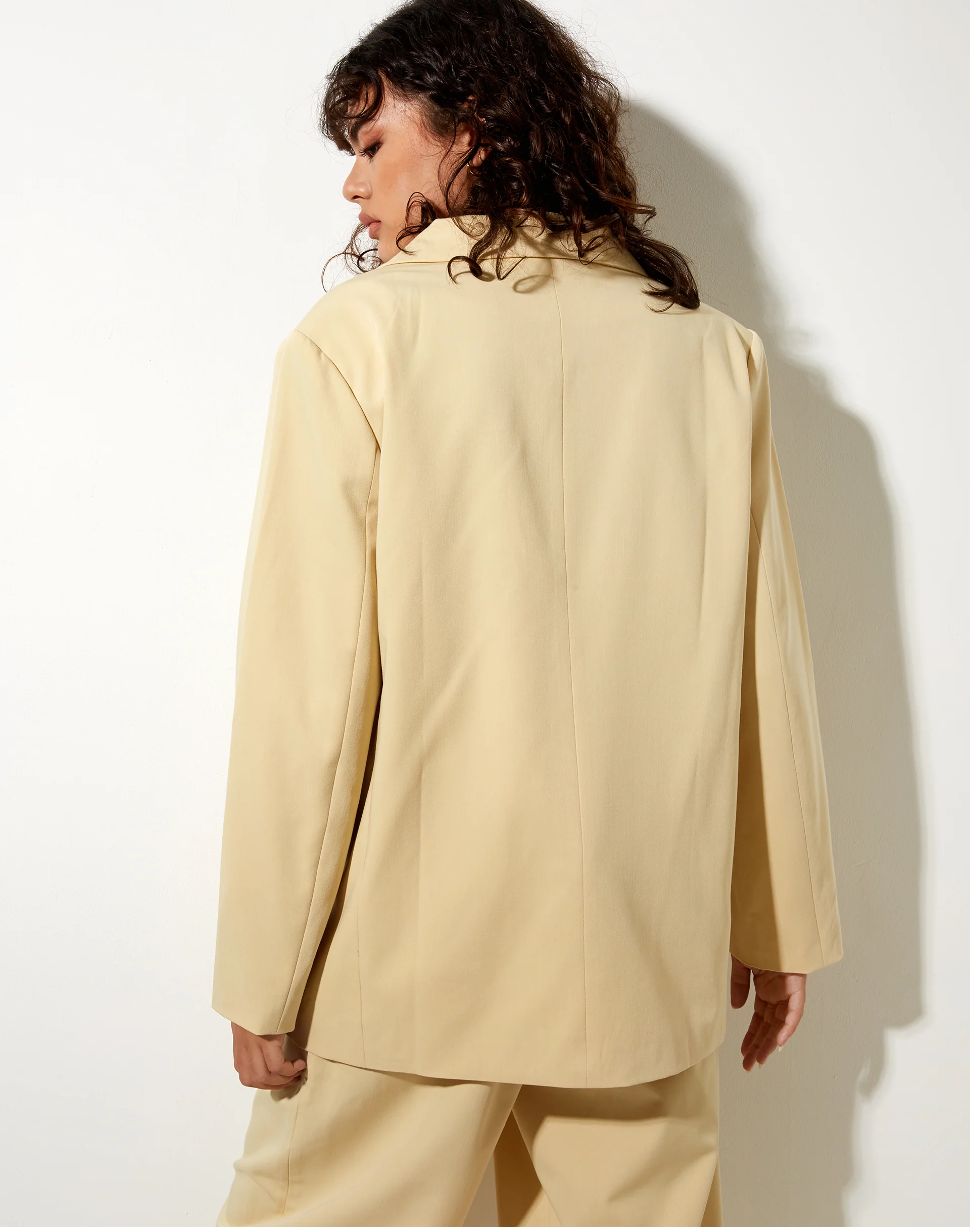 Maiwa Blazer in Buttercream - Awmao