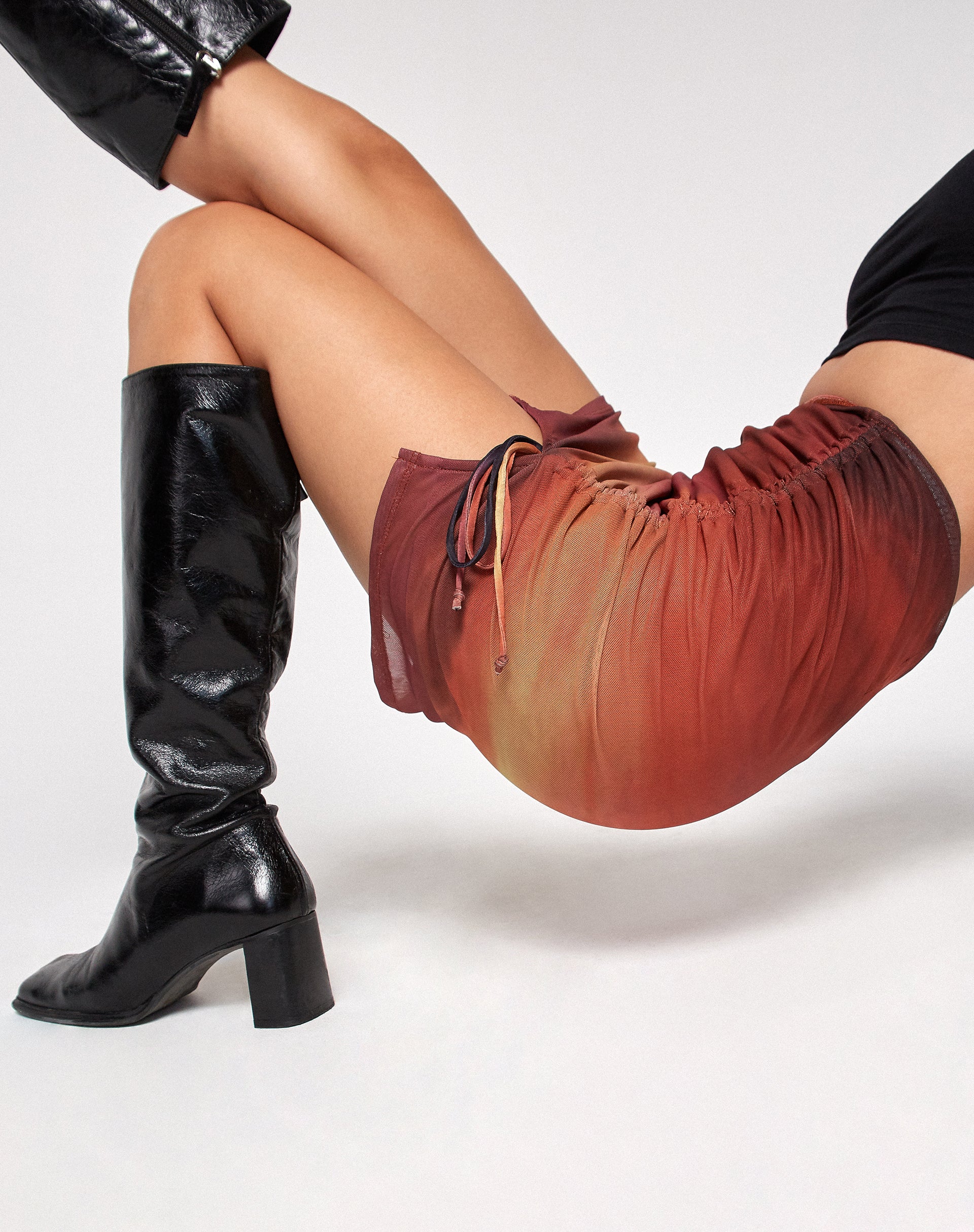 Bella Bodycon Skirt in Sunset Melt - Awmao