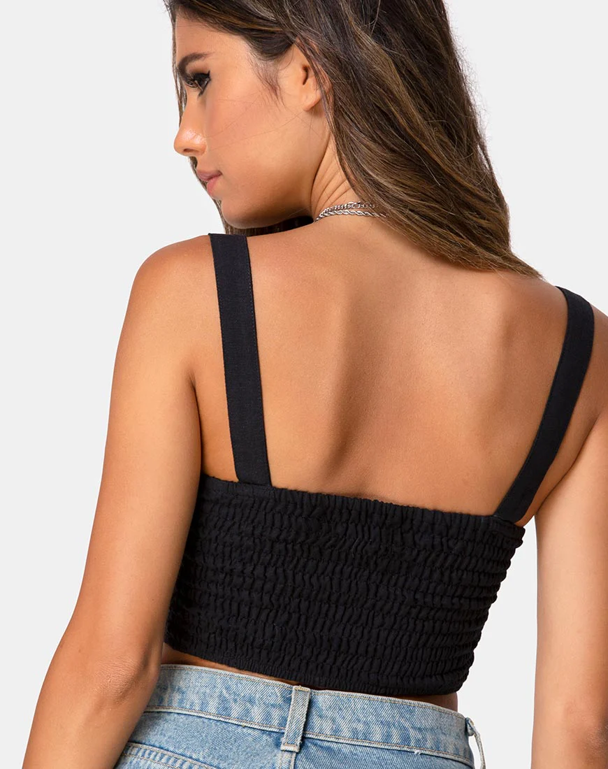 Viben Top in Black - Awmao