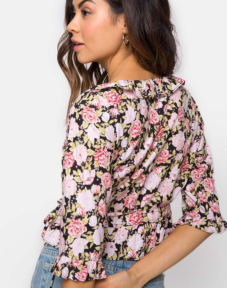 Giam Top in Bloom Floral - Awmao