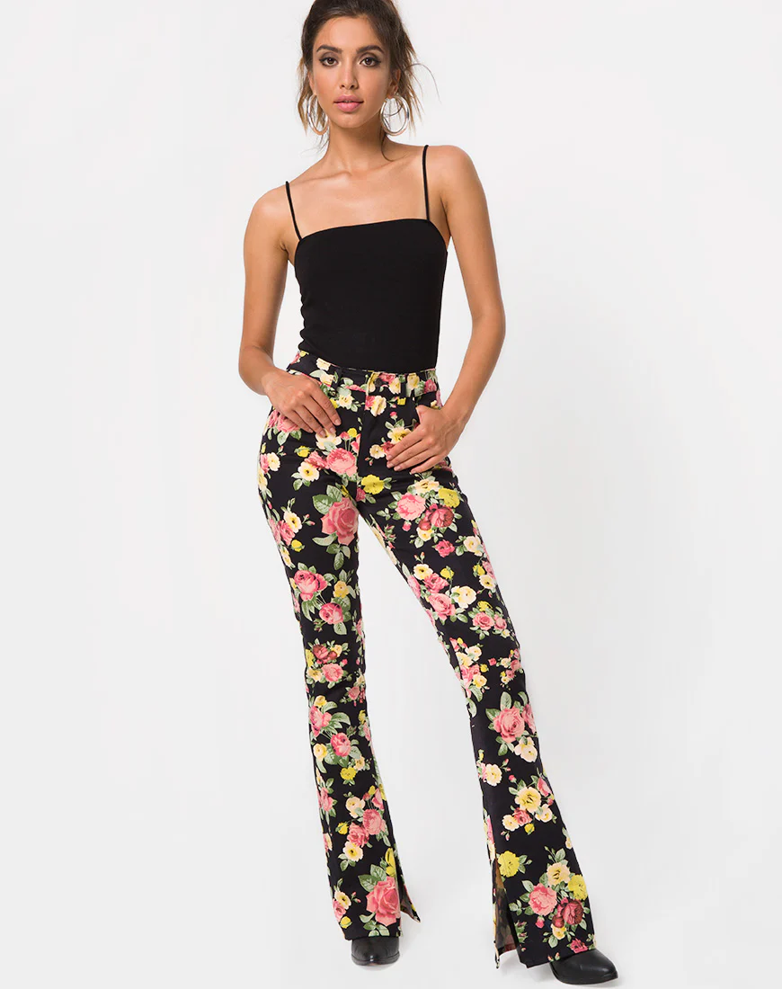 Rejina Trouser in Vintage Bloom - Awmao