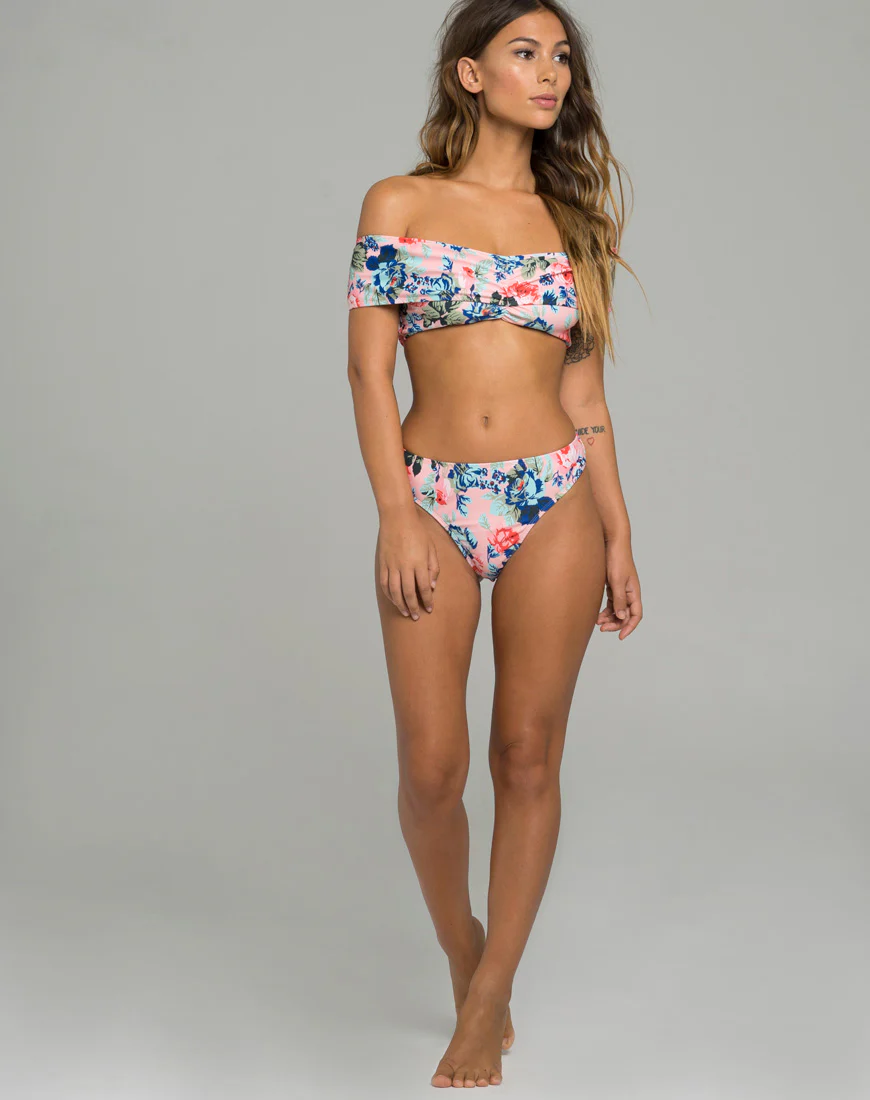 Lila Bikini Bottom in Rossa Print - Awmao