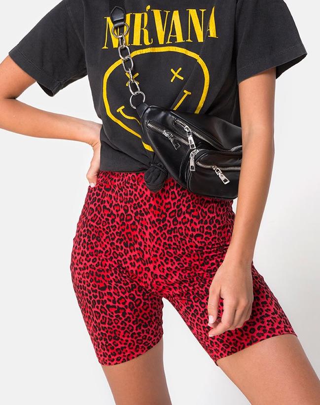 Cycle Short in Coloured Animal - Awmao