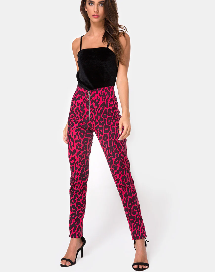 Jolim Trouser in Oversize Jaguar Red - Awmao