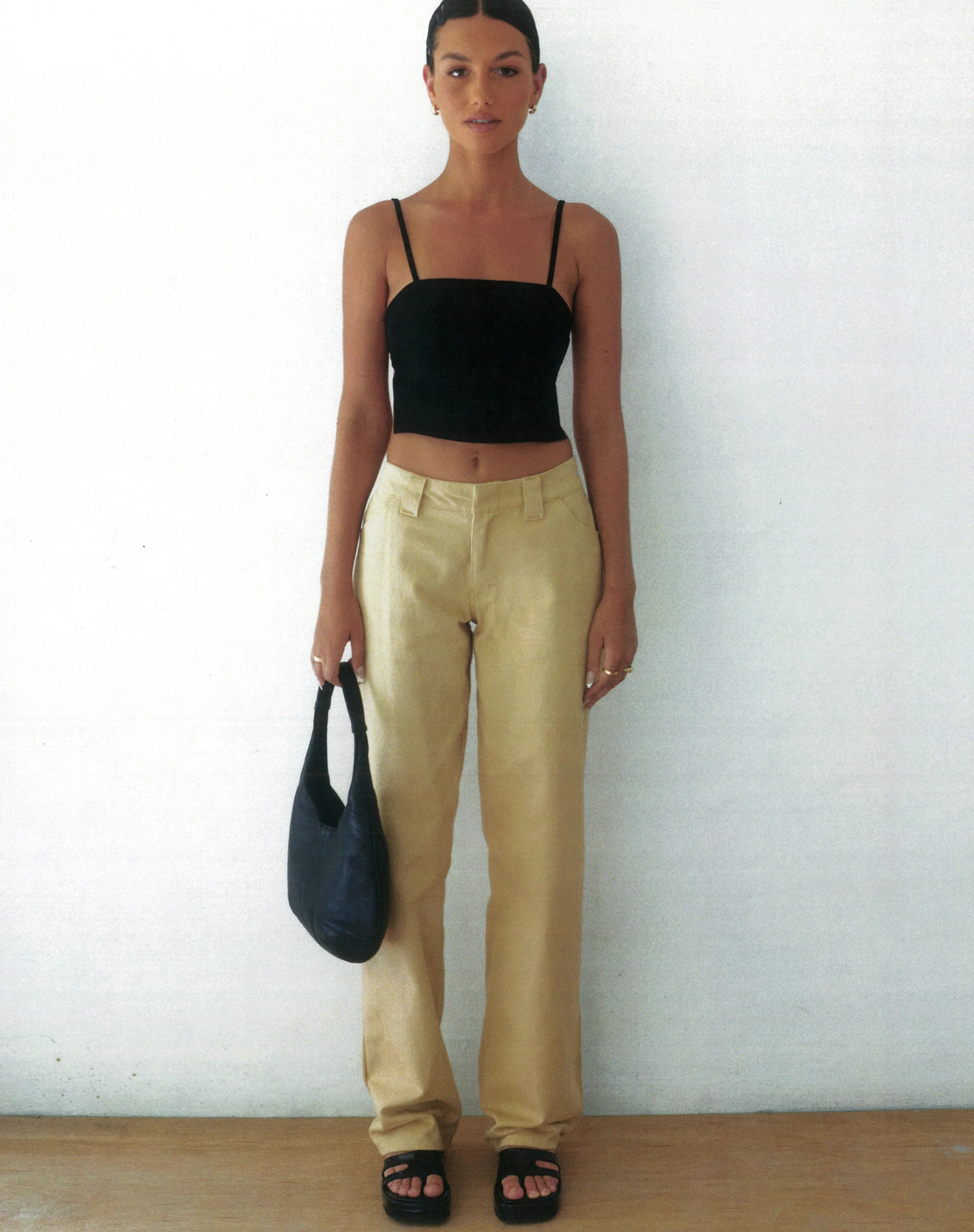 Motel X Olivia Neill Kana Trouser in Tan - Awmao