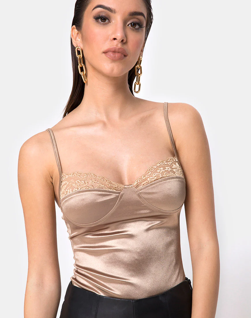Letta Bodice in Gold - Awmao