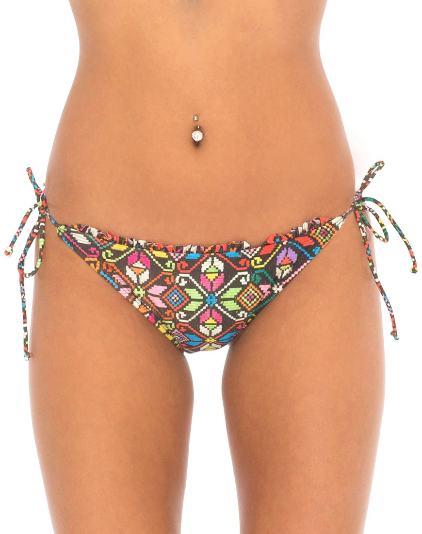 Sherbet Triangle Bikini Bottoms in La Boheme - Awmao