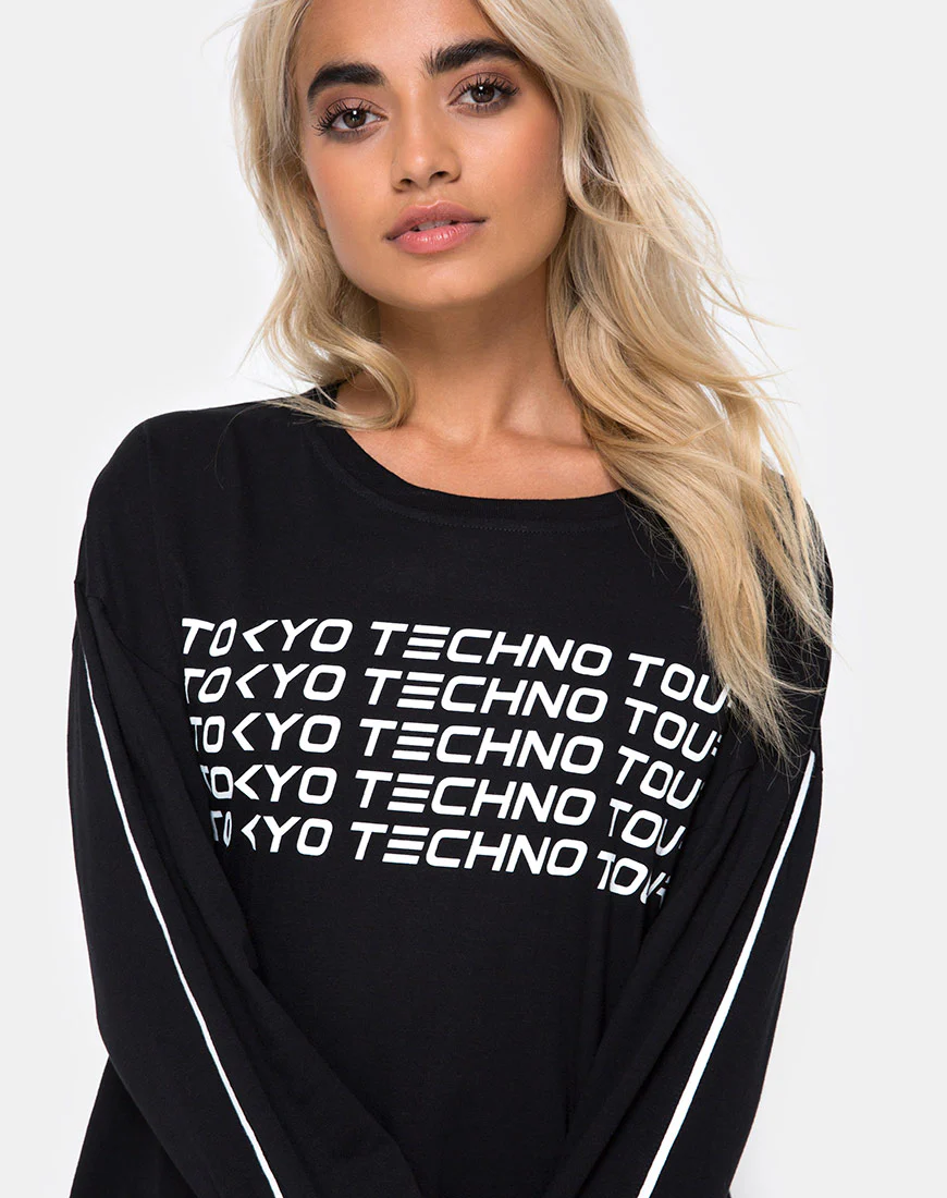Loutries Sweatshirt in Tokyo Techno - Awmao