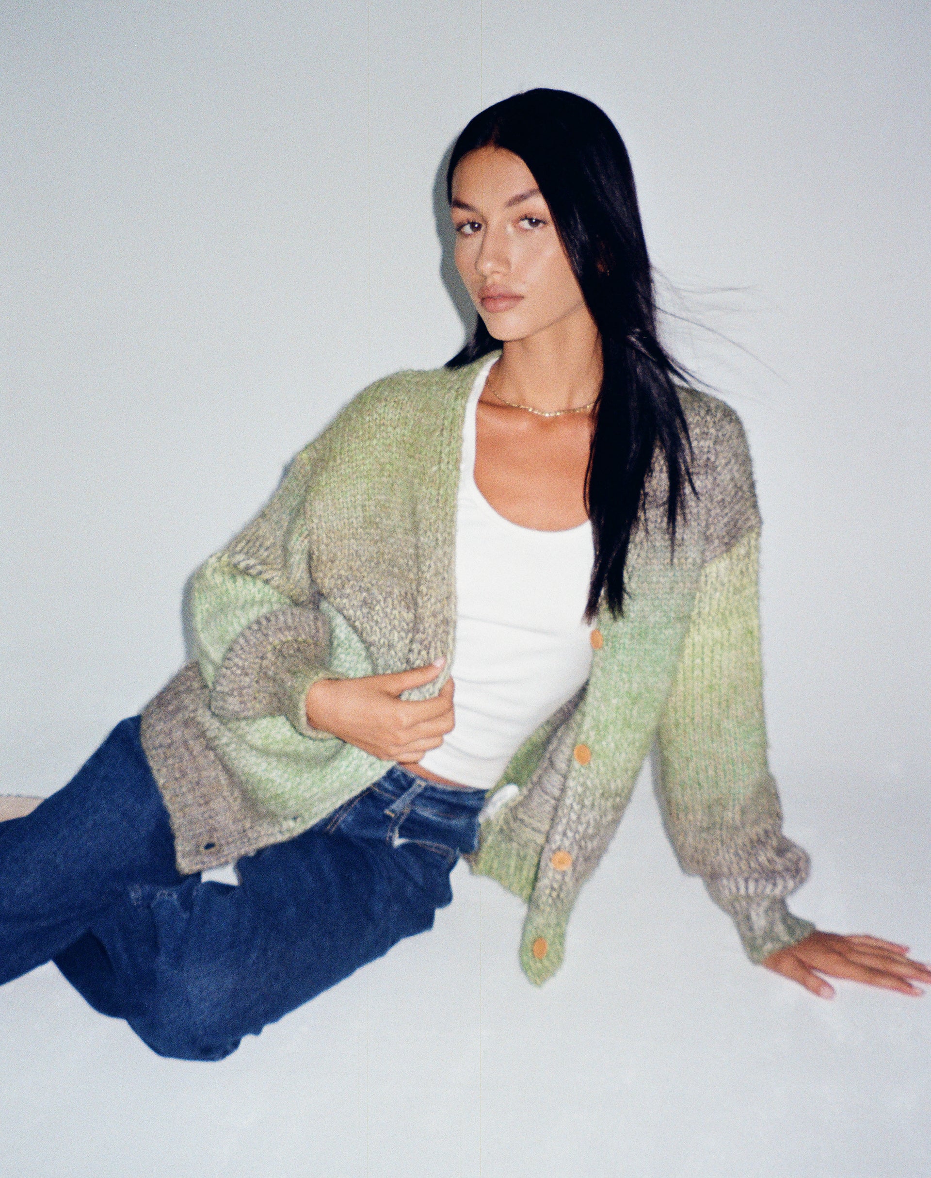 Uriela Cardi in Pastel Green - Awmao