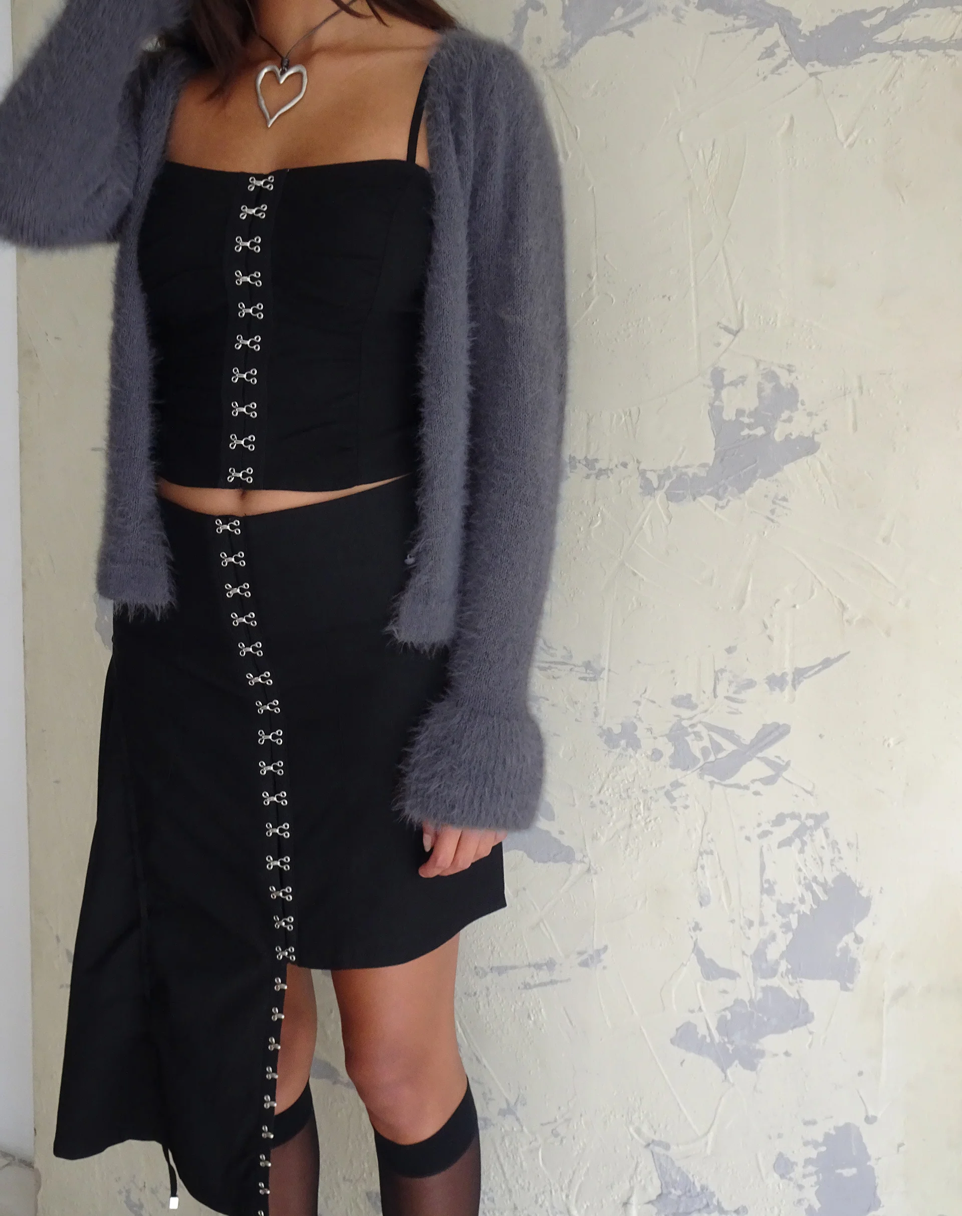 Kazka Cardi in Grey Blue - Awmao