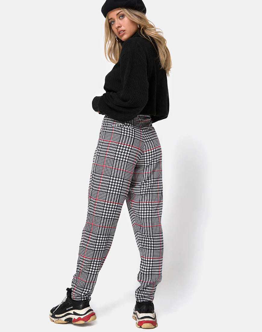 Dastan Trouser in Big Charles Check - Awmao