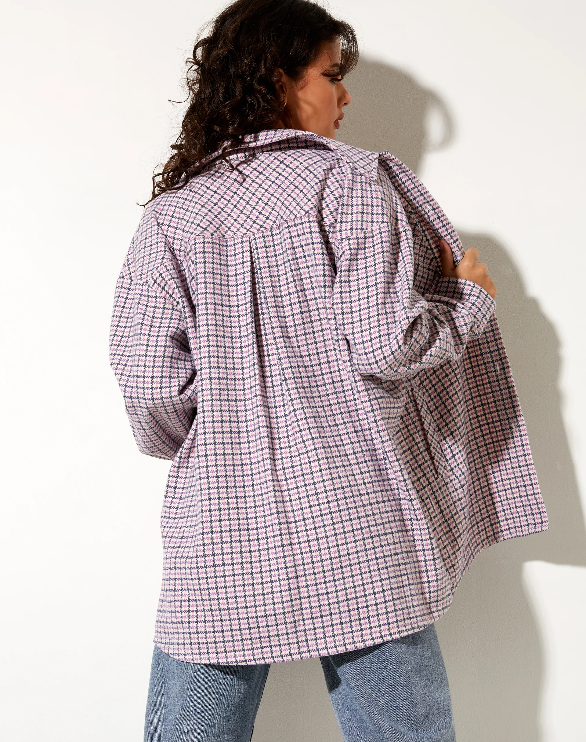 Medita Shirt in Purple Pink and Black - Awmao